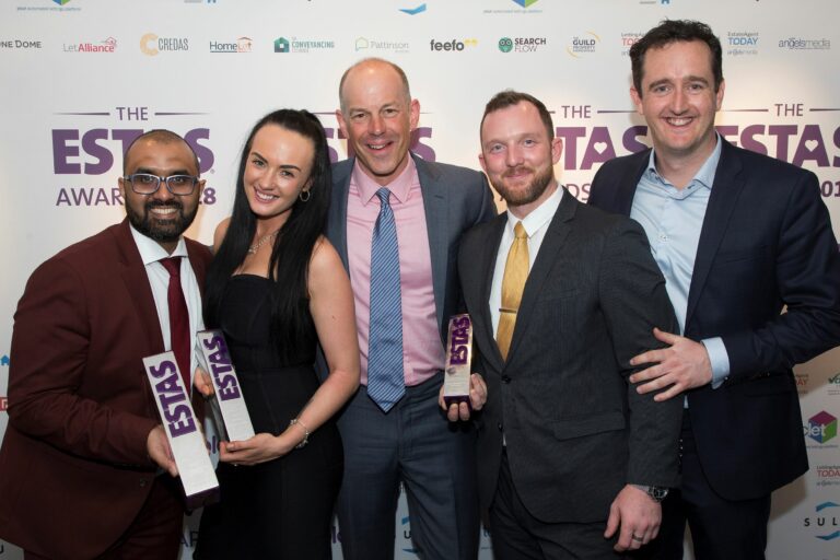 Hills Wins National Recognition at the ESTAS with UK Letting Agent Of The Year