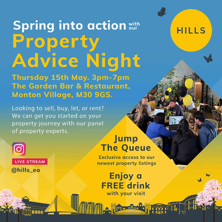 Property Advice Night – Thursday 15th May 3pm The Garden Bar & Restaurant Monton