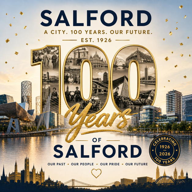 Salford at 100: A Century of Resilience, Reinvention, and Pride